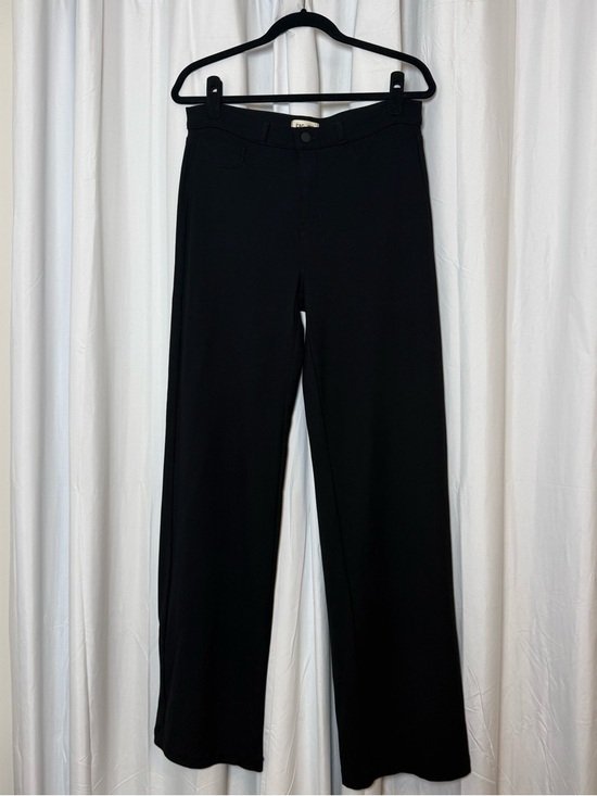 L'AGENCE Pants - L’Agence Clayton High Rise Wide Leg Ponte Pants Black Size 30